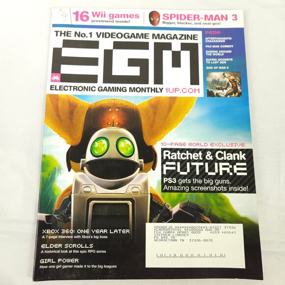 2007 EGM Electronic Gaming Monthly Magazine Lot of 12 Kingdom Hearts Halo 3 - Picture 12 of 14